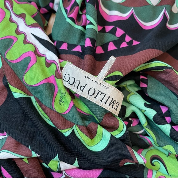 Emilio Pucci long sleeve patterned top size 4 - Picture 7 of 7